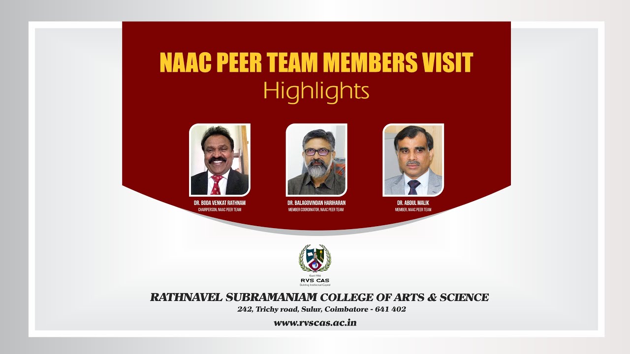 naac peer team visit questions