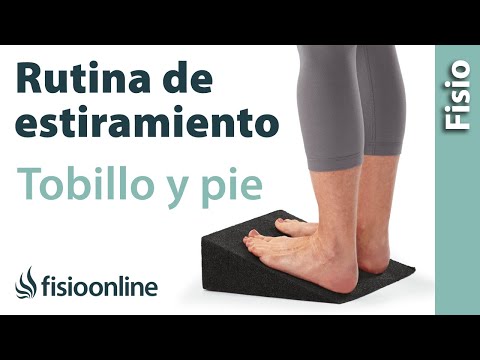 como se hace el estiramiento de tobillo