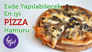 EVDE YAPILABİLECEK EN MÜKEMMEL PİZZA HAMURU TARİFİNİ VERİYORUM | Tam Buğday Unundan Sebzeli Pizza