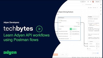 Learn Adyen API workflows using Postman flows