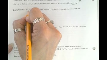 Video Lesson 12.1 _ Arithmetic Sequences & Series