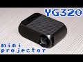 YG320 дешевый мини LED проектор 1080P - подробный обзор и тесты