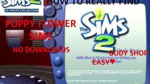 (HOW TO REALLY FIND THE SIMS 2 BODY SHOP, NO DOWNLOADS)