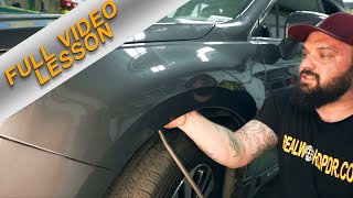 FULL PDR LESSON ‍ Dent Removal Techniques  Subaru Fender Dent