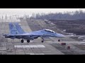 Russian Air Force. Landing Russian Fighter Jets SU-30M2, SU-35S / Посадка Су-30М2 и Су-35C