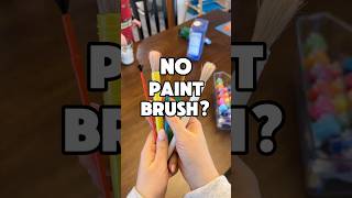 No paint brush? Try these! (Open ended toddler craft ideas)