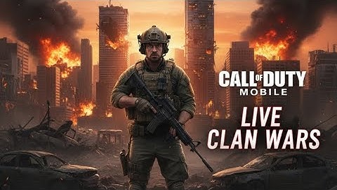 LIVE CLAN WAR (AT WORK) |COD Mobile