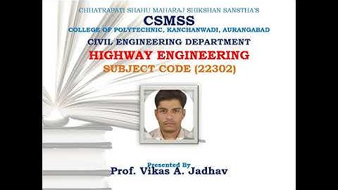 Introduction to Highway Engineering