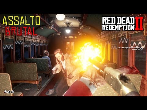 RED DEAD REDEMPTION 2 - ASSALTO AO TREM - Funny - Brutal- Combat Moments - Compilation