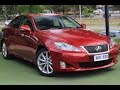 B6301 - 2009 Lexus IS250 GSE20R Sports Luxury Sedan 4dr Spts Auto 6sp 2 5i walkaound video