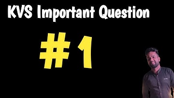 KVS Question #1 by Keshav Sharma #mathematics #mathematician #math #algebra #kvs #kvstgtpgt #exam