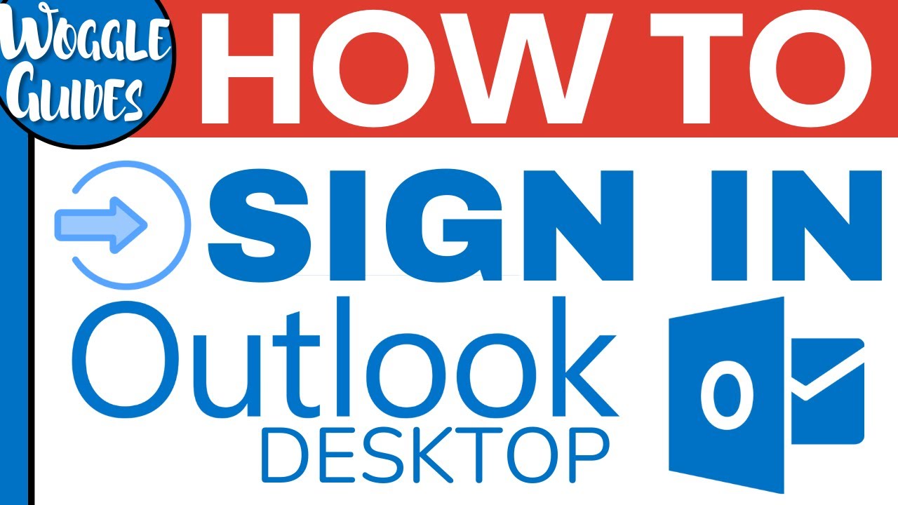 How to sign in to Outlook desktop - YouTube