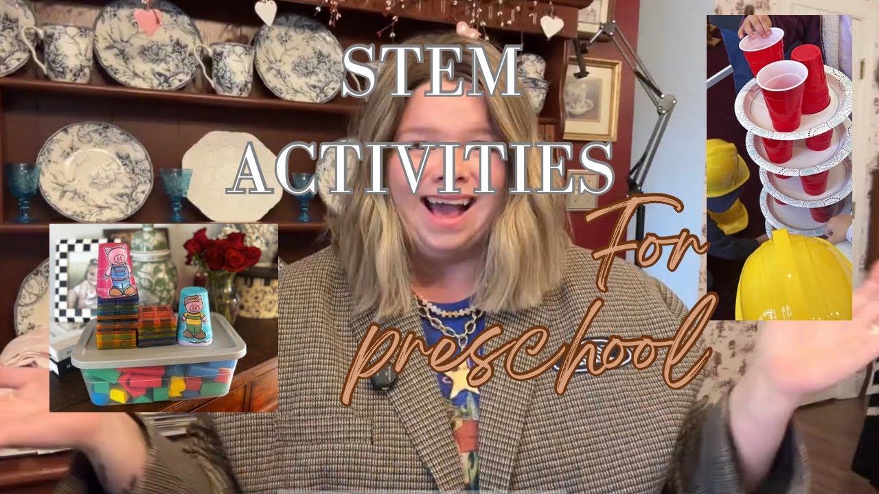 Preschool STEM Class Ideas | 8 Week Homeschool Co-Op Plan (Ages 3–5)