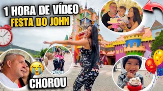 1 HORA DE VÍDEO NO ANIVERSÁRIO DE 2 ANOS DO JOHN!! 🎡😱🎢✈️ *ELE FOI NA MONTANHA RUSSA*