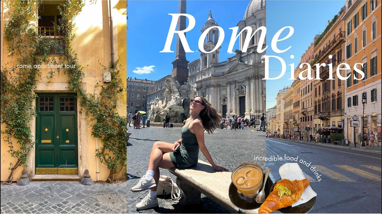 rome travel vlog | arriving in italy, lots of exploring & eating | pt. I