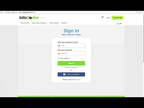How Do I Sign In? | LottoGopher How-Tos