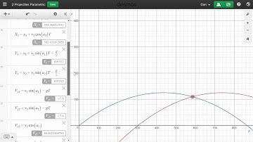 Projectile Motion Simulation in Demos
