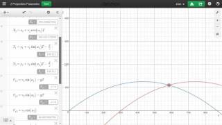 Projectile Motion Simulation in Demos