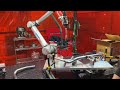 Welding exhaust component with thg automation cmt robotic welding solution