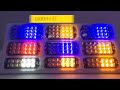 12  18   24 led surface mount marker lights  19 flash patterns