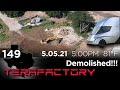 Tesla Terafactory Texas Update #149 in 4K: Demolished - 05/05/21 (5:00pm | 81°F)