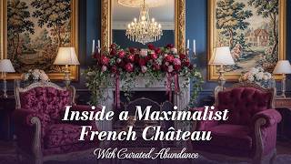 Inside A French Chateau - With Maximalist Decor