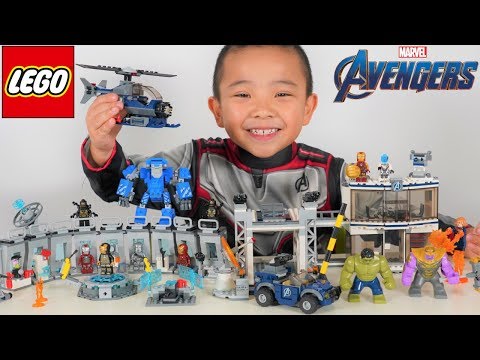 beli lego marvel super heroes di unboxing dan di susun menjadi super heroes thor, loki dan mobilnya.. 