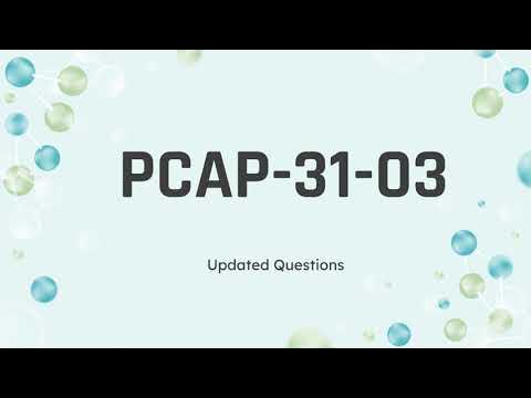 PCAP-31-03 Fragen Und Antworten