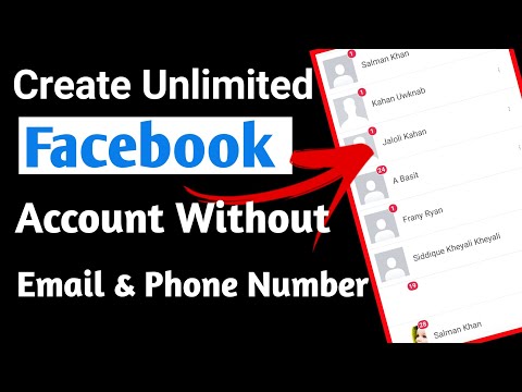 ईमेल और फोन नंबर के बिना फेसबुक अकाउंट कैसे बनाएं || फेसबुक असीमित खाते बनाएं