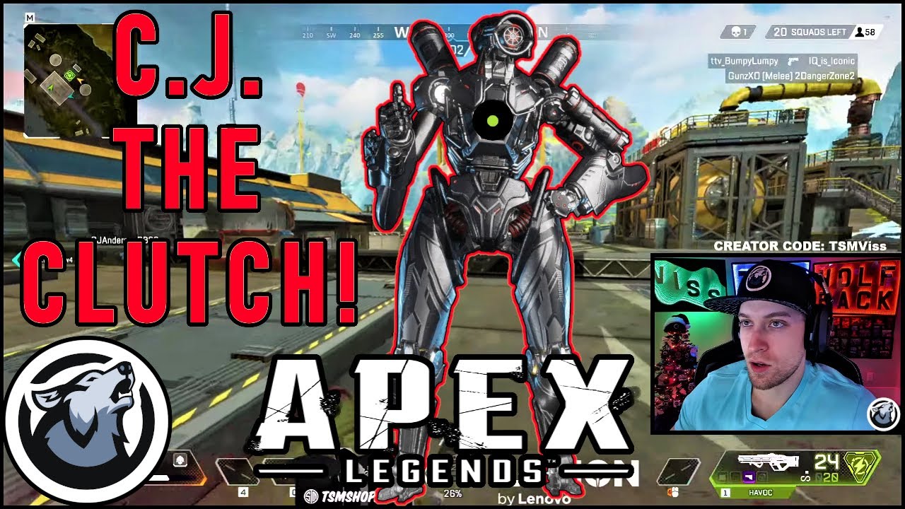VISS w/ CJ "THE CLUTCH" ANDERSON! APEX LEGENDS SEASON 3