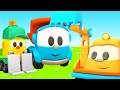 Big Construction vehicles cartoon for kids – Leo the truck full episode cartoon for toddlers.