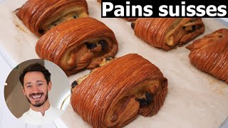 Recette des pains suisses (Cedric Grolet)