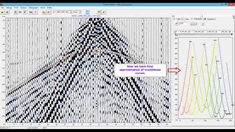 Picking and inverting  of reflected data in ZondST2D