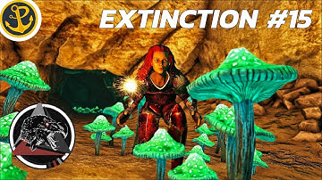 ARK Extinction Core: CAVE EXPLORATION & ALPHA BARYONYX TAME w/ Wombat! E15