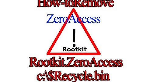 Remove Rootkit.ZeroAccess C:\$recycle.bin a BackDoor Trojan by Britec