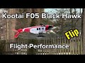 Kootai F05 Black Hawk Micro RC Helicopter flight performance.