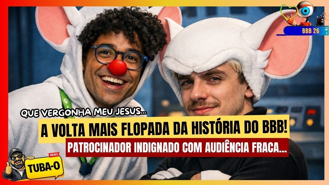 BBB 26 - PIOR VOLTA DE PAREDÃO FALSO DA HISTÓRIA! BRENO E JULIANO PATÉTICOS...
