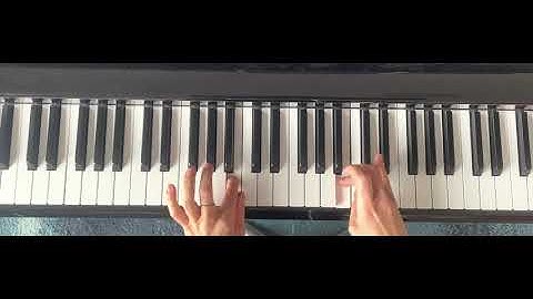 C major Scale - 2 Octaves - hands together - FINGERING PATTERN!