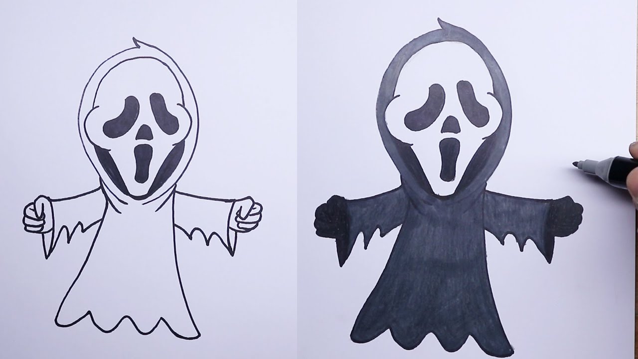 how to draw a ghost by 아보카도avo - Make better art