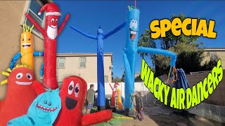 Our SPECIAL Wacky Waving Air Dancers Inflatable Tubeman!
