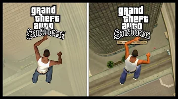 Je definitivní edice GTA San Andreas stejná jako původní hra?