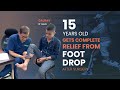 15 year old gets complete relief foot drop with surgery dr rajesh verma w pratiksha hospital gurgaon