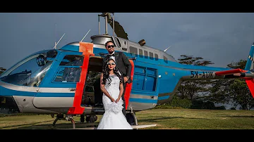 The helicopter wedding. Metkel and Yanet's Eritrean wedding in Kampala