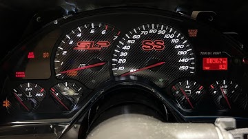 Custom Fbody Camaro Gauge Cluster