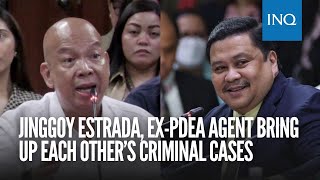 Jinggoy Estrada, ex-PDEA agent bring up each other’s criminal cases