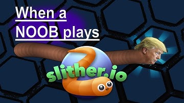 When a noob plays Slither.io for the 1st time