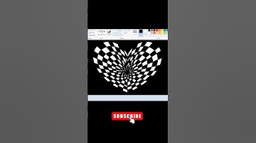 Drawing illusion in ms paint - 16 #shorts #drawing