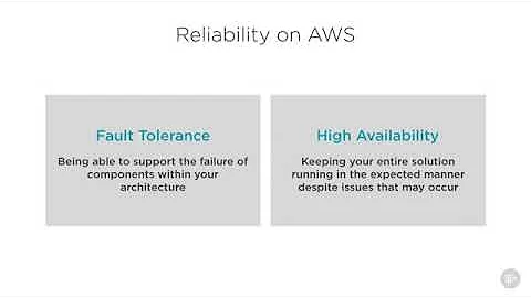 4  High availability and Fault Tolerance