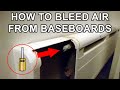 How to Bleed Air From Baseboards - Hydronic/Base-Ray/Boiler/Burnham