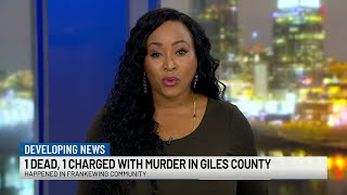 1 dead, 1 charged after altercation in Giles County
